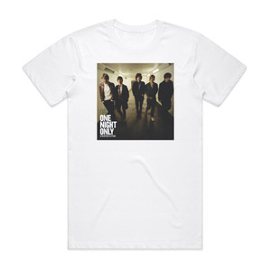 One Night Only Started A Fire Album Cover T-Shirt White One Night Only Started A Fire Album Cover T-Shirt White