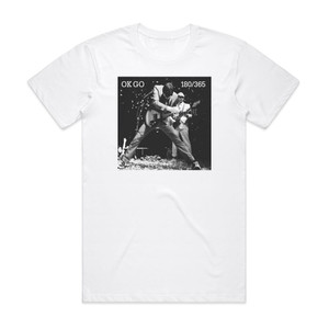 OK Go 180365 Album Cover T-Shirt White OK Go 180365 Album Cover T-Shirt White