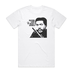Oliver Lake Heavy Spirits Album Cover T-Shirt White Oliver Lake Heavy Spirits Album Cover T-Shirt White