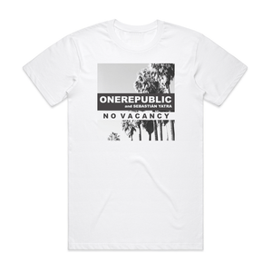OneRepublic No Vacancy 1 Album Cover T-Shirt White OneRepublic No Vacancy 1 Album Cover T-Shirt White
