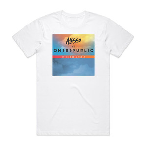 OneRepublic If I Lose Myself 1 Album Cover T-Shirt White OneRepublic If I Lose Myself 1 Album Cover T-Shirt White