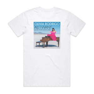 Olivia Rodrigo All I Want From High School Musical The Musical The Series Album Cover T-Shirt White