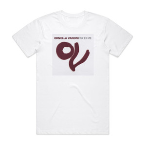 Ornella Vanoni Pi Di Me Album Cover T-Shirt White Ornella Vanoni Pi Di Me Album Cover T-Shirt White