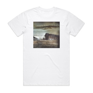 October Tide Rain Without End Album Cover T-Shirt White October Tide Rain Without End Album Cover T-Shirt White
