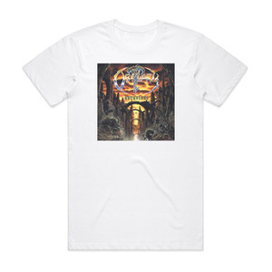 Obituary Anthology Album Cover T-Shirt White Obituary Anthology Album Cover T-Shirt White