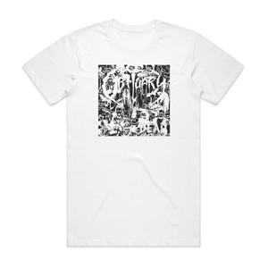 Obituary Dead 1 Album Cover T-Shirt White Obituary Dead 1 Album Cover T-Shirt White