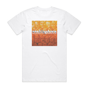 One King Down Bloodlust Revenge Album Cover T-Shirt White One King Down Bloodlust Revenge Album Cover T-Shirt White