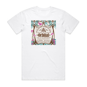 Orbital Orbital Live At Glastonbury 19942004 Album Cover T-Shirt White Orbital Orbital Live At Glastonbury 19942004 Album Cover T-Shirt White