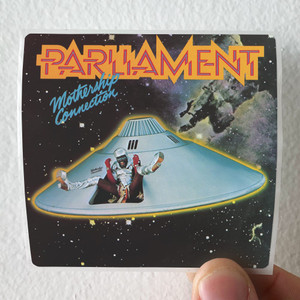 Parliament Mothership Connection Album Cover Sticker