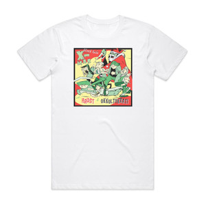 Okkultokrati Black Hole X Mas With Album Cover T-Shirt White Okkultokrati Black Hole X Mas With Album Cover T-Shirt White