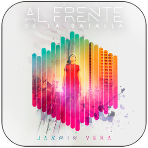 Jazmin Vera Al Frente De La Batalla Album Cover Sticker Jazmin Vera Al Frente De La Batalla Album Cover Sticker
