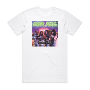 Overkill Taking Over 1 Album Cover T-Shirt White