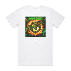 Overkill Live In Overhausen Album Cover T-Shirt White Overkill Live In Overhausen Album Cover T-Shirt White
