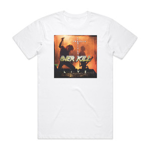 Overkill Wrecking Everything 1 Album Cover T-Shirt White Overkill Wrecking Everything 1 Album Cover T-Shirt White