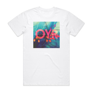 Orange Yellow Red A Rose Made Of Galaxies Album Cover T-Shirt White Orange Yellow Red A Rose Made Of Galaxies Album Cover T-Shirt White