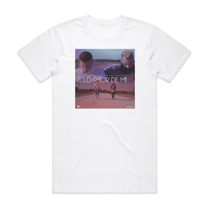 Onell Diaz Lo Peor De Mi Album Cover T-Shirt White Onell Diaz Lo Peor De Mi Album Cover T-Shirt White
