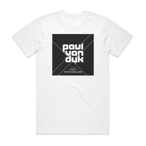 Paul van Dyk For An Angel 2009 2 Album Cover T-Shirt White