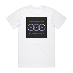 Paul van Dyk Vorsprung Dyk Technik Remixes 92 98 Album Cover T-Shirt White Paul van Dyk Vorsprung Dyk Technik Remixes 92 98 Album Cover T-Shirt White