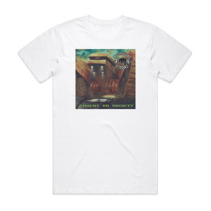 Potential Threat SF Threat To Society Album Cover T-Shirt White Potential Threat SF Threat To Society Album Cover T-Shirt White