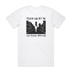 Plain White Ts Hey There Delilah 2 Album Cover T-Shirt White Plain White Ts Hey There Delilah 2 Album Cover T-Shirt White