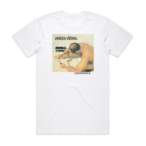 Prata Vetra Veronika Album Cover T-Shirt White Prata Vetra Veronika Album Cover T-Shirt White