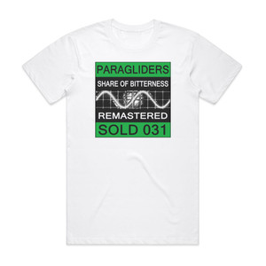 Paragliders Share Of Bitterness Album Cover T-Shirt White Paragliders Share Of Bitterness Album Cover T-Shirt White