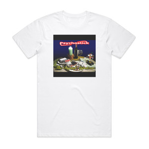 Psychostick The Digital Appetizer Album Cover T-Shirt White Psychostick The Digital Appetizer Album Cover T-Shirt White
