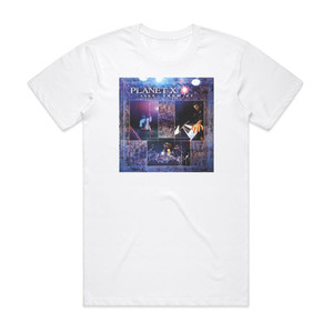 Planet X Live From Oz Album Cover T-Shirt White Planet X Live From Oz Album Cover T-Shirt White