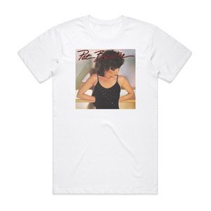 Pat Benatar Crimes Of Passion Album Cover T-Shirt White Pat Benatar Crimes Of Passion Album Cover T-Shirt White
