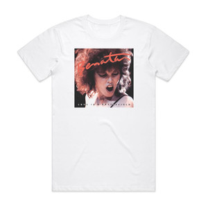 Pat Benatar Love Is A Battlefield 1 Album Cover T-Shirt White Pat Benatar Love Is A Battlefield 1 Album Cover T-Shirt White