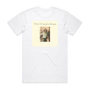 Paul Simon Still Crazy After All These Years Album Cover T-Shirt White Paul Simon Still Crazy After All These Years Album Cover T-Shirt White