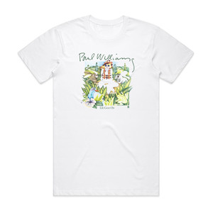 Paul Williams Life Goes On Album Cover T-Shirt White Paul Williams Life Goes On Album Cover T-Shirt White