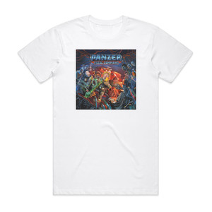 Panzer Fatal Command Album Cover T-Shirt White Panzer Fatal Command Album Cover T-Shirt White