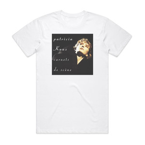 Patricia Kaas Carnets De Scne Album Cover T-Shirt White Patricia Kaas Carnets De Scne Album Cover T-Shirt White