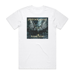 Primal Fear Delivering The Black Album Cover T-Shirt White Primal Fear Delivering The Black Album Cover T-Shirt White