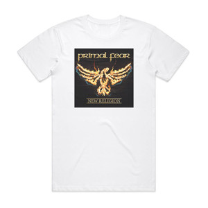 Primal Fear New Religion Album Cover T-Shirt White Primal Fear New Religion Album Cover T-Shirt White