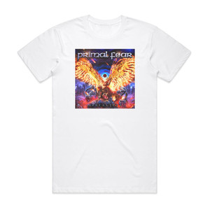 Primal Fear Apocalypse Album Cover T-Shirt White Primal Fear Apocalypse Album Cover T-Shirt White