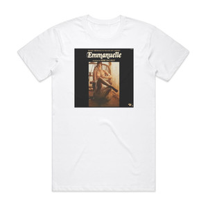 Pierre Bachelet Emmanuelle Album Cover T-Shirt White Pierre Bachelet Emmanuelle Album Cover T-Shirt White