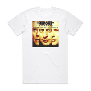 Philip Glass Heroes Symphony From The Music Of David Bowie Brian Eno 1 Album Cover T-Shirt White Philip Glass Heroes Symphony From The Music Of David Bowie Brian Eno 1 Album Cover T-Shirt White
