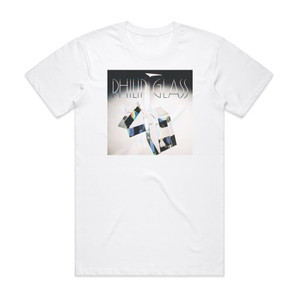 Philip Glass Glassworks Album Cover T-Shirt White Philip Glass Glassworks Album Cover T-Shirt White