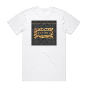 Philip Glass Dracula Feat Piano Michael Riesman Album Cover T-Shirt White Philip Glass Dracula Feat Piano Michael Riesman Album Cover T-Shirt White