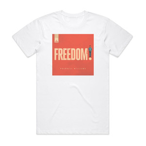 Pharrell Williams Freedom Album Cover T-Shirt White Pharrell Williams Freedom Album Cover T-Shirt White