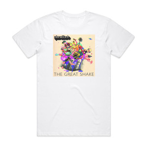 Planet Funk The Great Shake Album Cover T-Shirt White Planet Funk The Great Shake Album Cover T-Shirt White