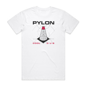 Pylon Cool Dub Album Cover T-Shirt White Pylon Cool Dub Album Cover T-Shirt White