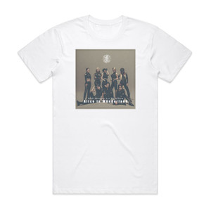 Pink Fantasy Alice In Wonderland Album Cover T-Shirt White Pink Fantasy Alice In Wonderland Album Cover T-Shirt White