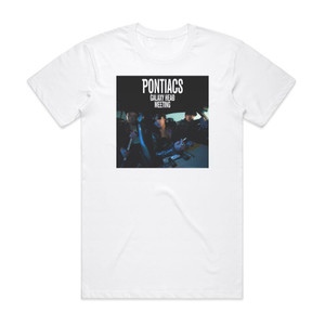 PONTIACS Galaxy Head Meeting Album Cover T-Shirt White PONTIACS Galaxy Head Meeting Album Cover T-Shirt White