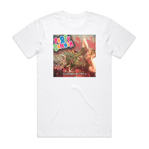 Party Cannon Partied In Half Album Cover T-Shirt White Party Cannon Partied In Half Album Cover T-Shirt White