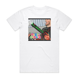 Party Cannon Bong Hit Hospitalisation Album Cover T-Shirt White