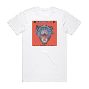 Puscifer V Is For Viagra The Remixes Album Cover T-Shirt White Puscifer V Is For Viagra The Remixes Album Cover T-Shirt White