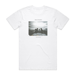 Panic at the Disco Live In Chicago Album Cover T-Shirt White Panic at the Disco Live In Chicago Album Cover T-Shirt White